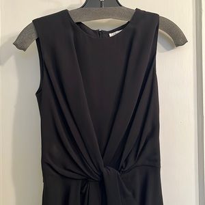 Stunning black Christian Dior twist front dress